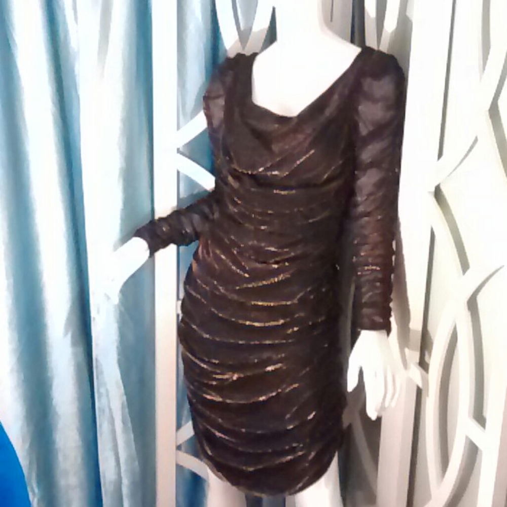 New Leaf (Samir) Vintage 80s Disco/Cocktail Dress